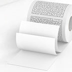 Maze Game Novelty Toilet Paper