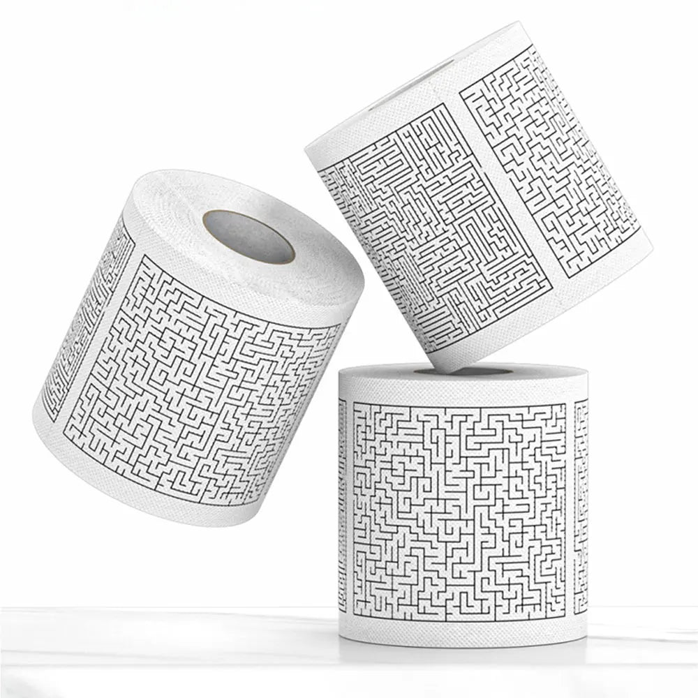 Maze Game Novelty Toilet Paper