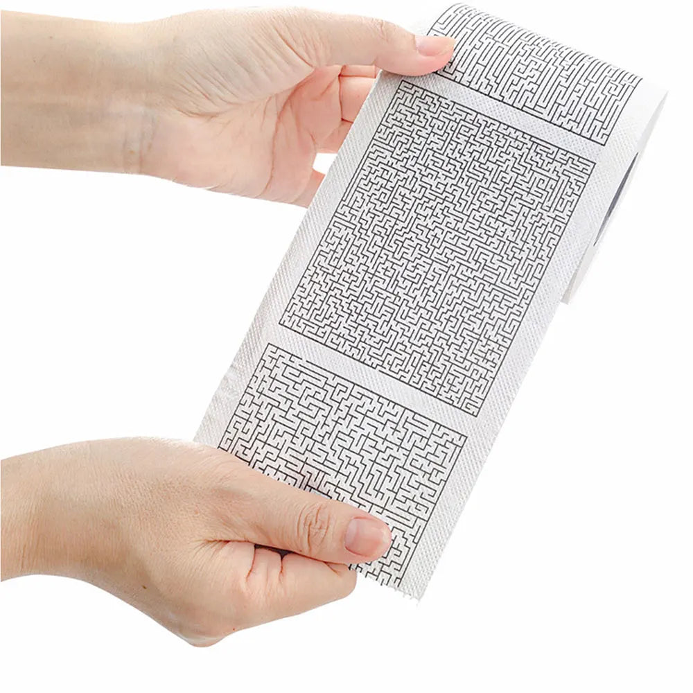 Maze Game Novelty Toilet Paper