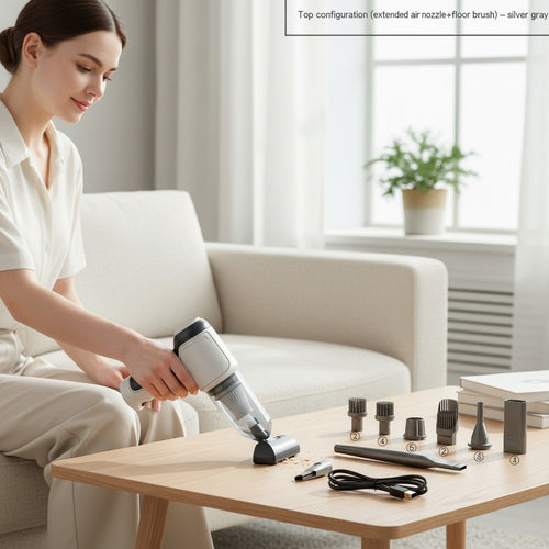 2-in-1 Cordless Mini Vacuum Cleaner