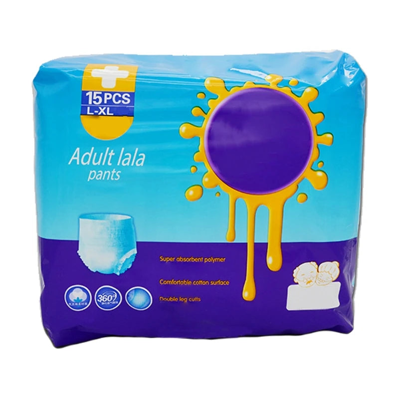 Disposable Adult Pull-Up Diapers (15-Pack)